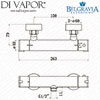 Thermostatic Shower Bar Valve