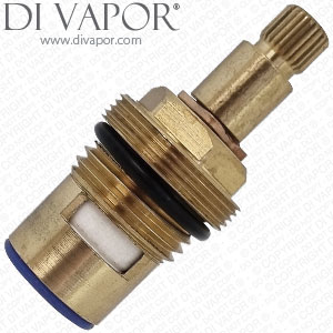 52mm Flow Cartridge 24 Spline Quarter Turn Anti-Clockwise Turn On DVT55