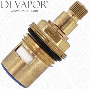 48mm Flow Cartridge - 32 Spline - 1/2 Inch - Quarter Turn - Anti-Clockwise Turn On