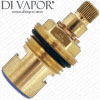 46mm Flow Cartridge 32 Spline Quarter Turn Anti-Clockwise Turn On DVT59