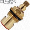 46mm Flow Cartridge 32 SplineQuarter Turn Clockwise Turn On DVT60