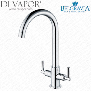 Belgravia Kitchen Monobloc Two Lever Tap - Chrome (Replacement for Franke Olympus Tap)