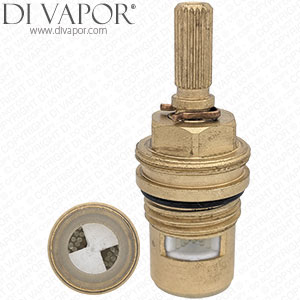 59mm 1/2 Inch Flow Cartridge - Anti-Clockwise Turn to Open - 20 Spline