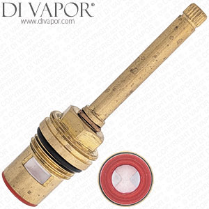 92mm 1/2 Inch Flow Cartridge - Clockwise Turn to Open - 20 Spline - Made by Vado England