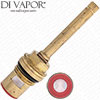 92mm 1/2 Inch Flow Cartridge - Clockwise Turn to Open - 20 Spline - Made by Vado England
