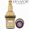 55mm 1/2" Ceramic Disc Cartridge - Anti-Clockwise Open - 1/4 Turn - Threaded Flange - DVX2346