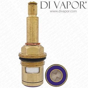 65mm 1/2 Inch Ceramic Disc Cartridge - Anti-Clockwise Open - 1/4 Turn - Threaded Flange - DVX2648