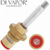 82mm Flow Control Cartridge - 20 Spline - 1/2 Inch BSP - Chrome