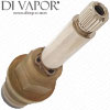 71mm Gold Compression Cartridge half Inch 20 DVX646 Spline