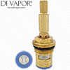 60mm 1/2 Inch Ceramic Disc Cartridge - Anti-Clockwise Open - 1/4 Turn - Threaded Flange - DVX77422