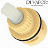 DVX8922M 22mm 3 Way Diverter Cartridge with Square