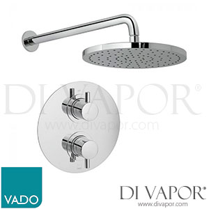 VADO DX-17125-CELRO-CP Celsius Single Outlet Thermostatic Shower Valve with Shower Head Spares