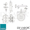 VADO DX 172251 CELSQ CP DX Spare Parts Diagram