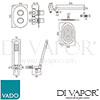 VADO DX 172251 LIF CP DX Spare Parts Diagram