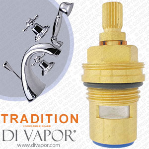 Damixa Tradition 4 hole Tap Cartridge Compatible Spare - DX-TD2524