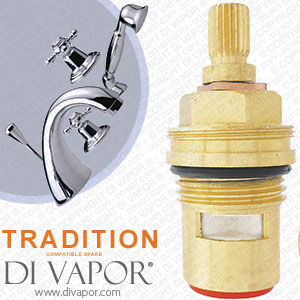 Damixa Tradition 4 hole Hot Tap Cartridge Compatible Spare