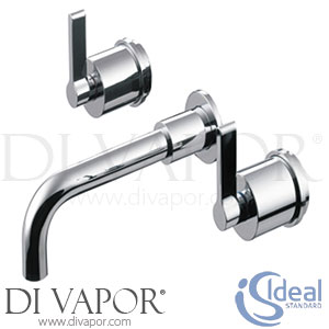 Ideal E0063AA Silver Dual Control Wall Basin Mixer Bathroom Tap Spares