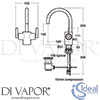 Ideal E0065AA Mixer Spare Diagram