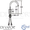 Ideal Standard E0068AA Mixer Spare Diagram