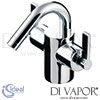 Ideal Standard Silver Dual Control 1 Taphole Bidet Mixer Waste Tap Spare Parts