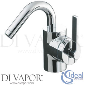 Ideal Standard Silver Single Lever Bidet Mixer with Pop-Up Waste Spare Parts E0074AA