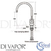 Ideal Standard E0083AA Mixer Spare Diagram