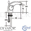 Ideal E0106AA Mixer Spare Parts Diagram