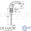 Ideal Standard E0126AA Spare Diagram