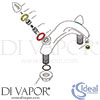Ideal Standard E0136AA Spare Tech Diagram