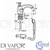 Ideal Standard E0146AA Mixer Spare Diagram