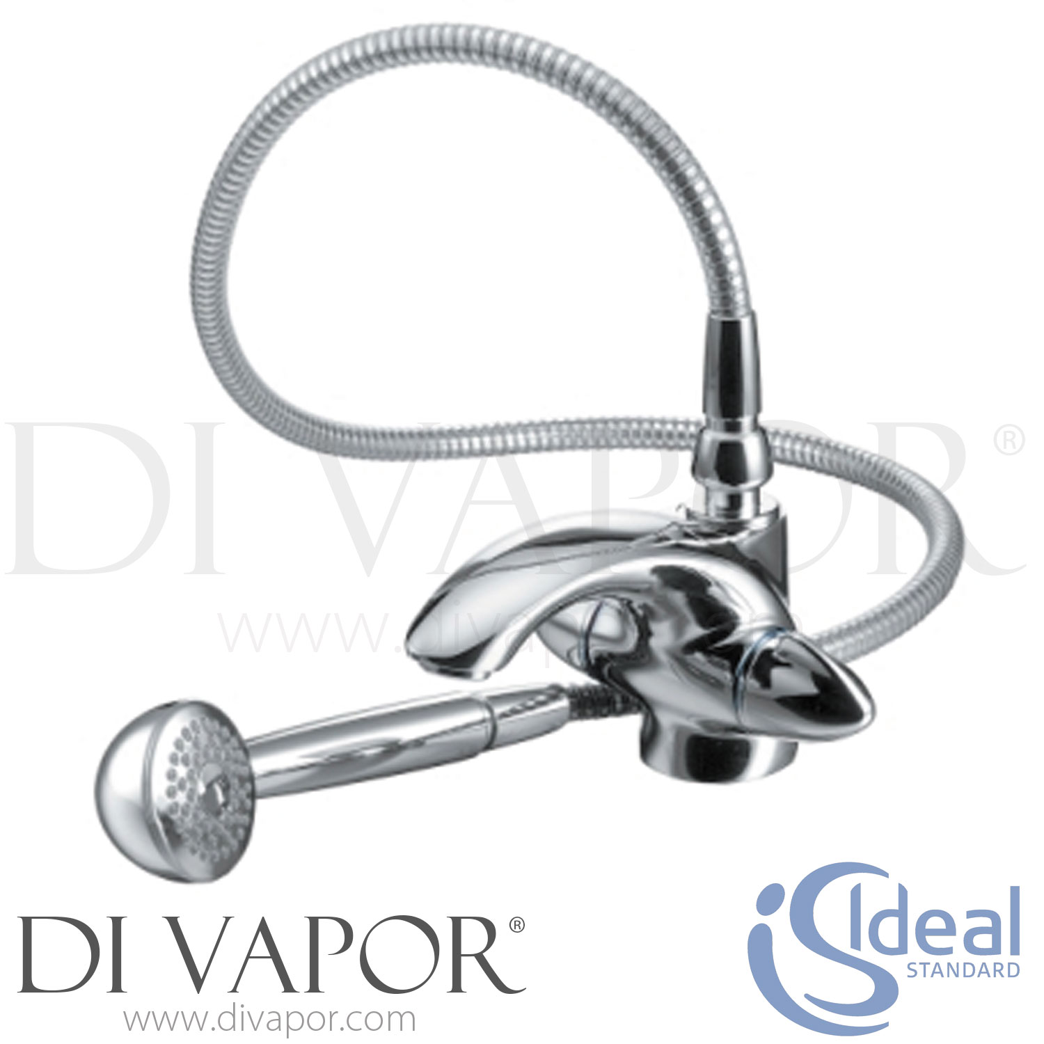 Ideal Standard E0146AA Academy Dual Control One Taphole Bath Shower Mixer with Kit Spare Parts
