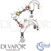 Ideal Standard E0166AA Spare Tech Diagram