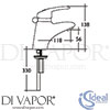 Ideal Standard E0245AA Mixer Spare Diagram