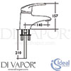Ideal Standard E0285AA Spare Diagram