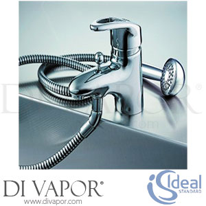 Ideal Standard E0305AA Idyll Single Lever 1 Taphole Bath Shower Mixer with Kit Spare Parts