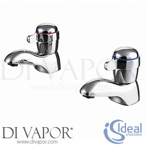Ideal Standard Waterways Q/T Pair Quarter Turn Basin Pillar Tap Spare Parts E0655AA (CD E0655)