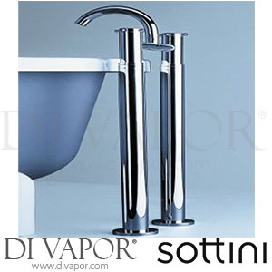 Sottini Alchemy Dual Control Two Taphole Bath Filler Spare Parts E1954AA GEN1