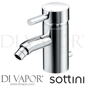 Sottini Alchemy Single Lever One Taphole Bidet Mixer with Pop-Up Waste Spare Parts E1964AA GEN1