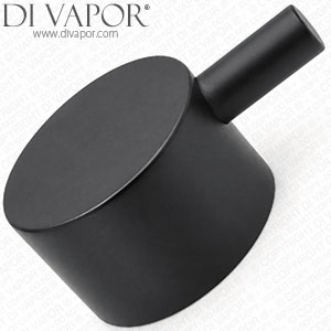 Matte Black Compatible Round Flow Control Handle for Milano Como Shower Valve - E277SC Compatible Spare