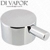 Round Chrome Flow Control Handle for The Big Bathroom Shop Milano Como - E277SC Compatible Spare