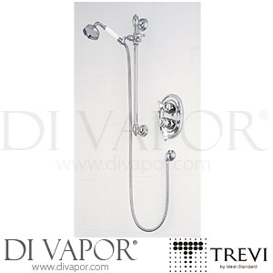 Trevi E3345AA Traditional Built-In Thermostatic Valve with BIV Shower Kit Spare Parts