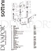 Sottini E5165AA GEN1 Spare Tech Diagram