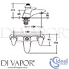 Ideal Standard E5413AA Mixer Spare Diagram