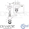 Ideal Standard E6045AA Spare Diagram