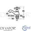 Ideal Standard E6055AA Spare Diagram