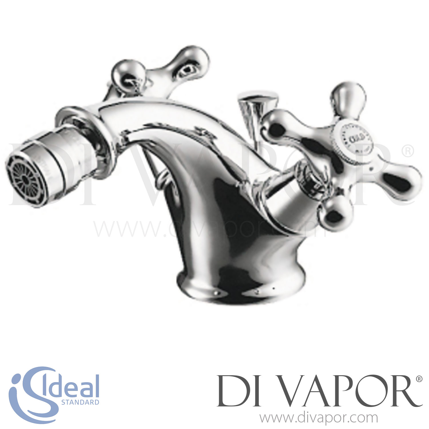 Ideal Standard E6115AA Kingston Dual Control One Taphole Bidet Mixer
