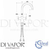 Ideal Standard E6135AA Mixer Spare Diagram