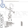 Ideal Standard E6135AA Mixer Spare Tech Diagram