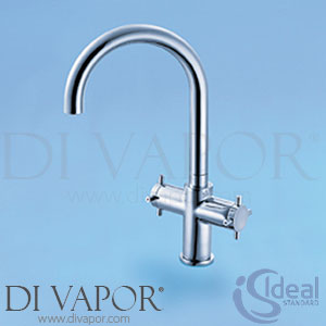 Ideal Standard E6135AA Affinity Dual Control One Taphole Sink Mixer - Crosshead Handles - Spare Parts
