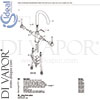Ideal Standard E6136AA Mixer Spare Tech Diagram